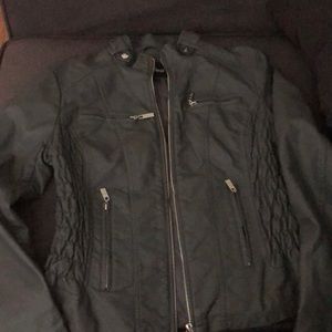 Faux Leather Jacket